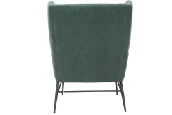 Miliboo Designer-Stoffsessel aus grünem strukturiertem Samtstoff COME* Design-sessel|Sessel