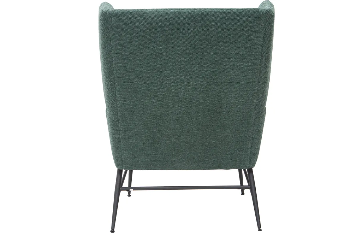 Miliboo Designer-Stoffsessel aus grünem strukturiertem Samtstoff COME* Design-sessel|Sessel