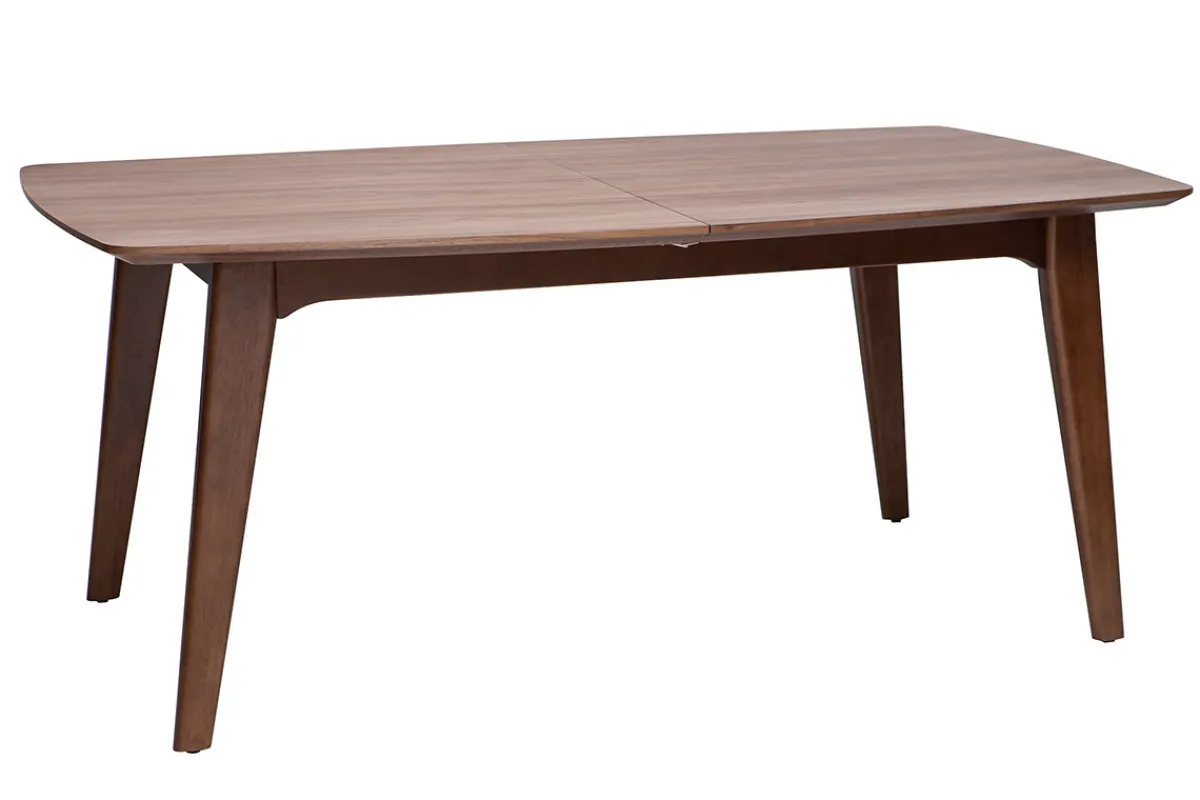 Miliboo Design-Esstisch ausziehbar Nussbaum L180-230 FIFTIES* Ausziehtische