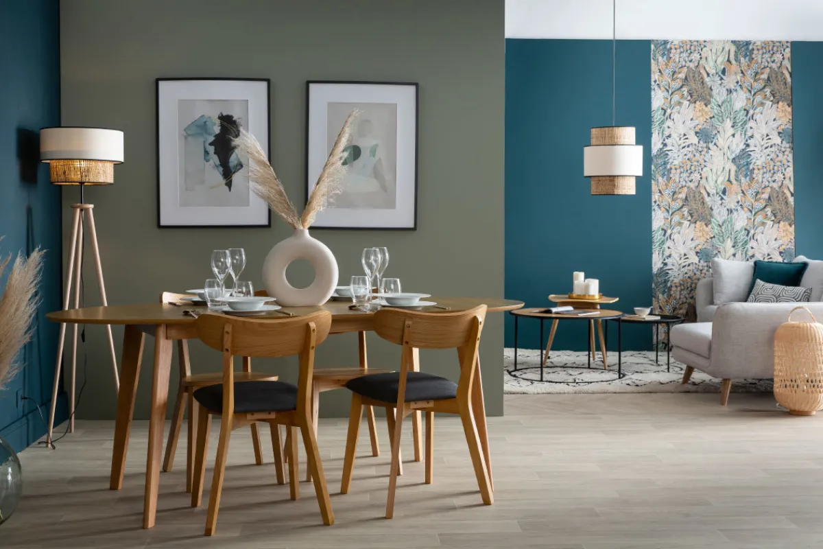 Miliboo Design-Esstisch ausziehbar Nussbaum L150-200 MARIK* Ausziehtische