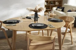 Miliboo Design-Esstisch ausziehbar Nussbaum L150-200 MARIK* Ausziehtische