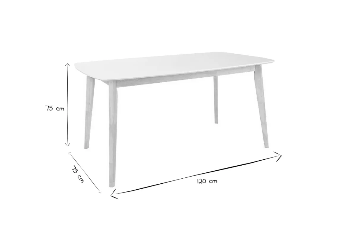 Miliboo Design-Esstisch L120 LEENA* Esstische