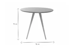 Miliboo Design-Esstisch rund Eschenholz D90 ARTIK* Esstische