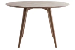 Miliboo Design-Esstisch rund Nussbaum D120 LIVIA* Esstische