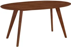 Miliboo Design-Esstisch Vintage oval Nussbaum L160 MARIK* Esstische