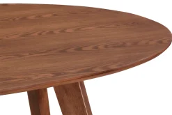Miliboo Design-Esstisch Vintage oval Nussbaum L160 MARIK* Esstische
