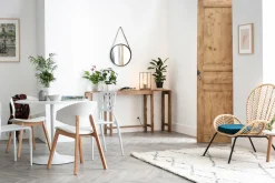 Miliboo Design-Esstisch Weiß D90 CALISTA* Esstische