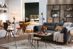 Miliboo Design-Esstisch Weiß D90 CALISTA* Esstische