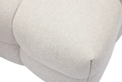 Miliboo Design-Fußstütze mit beigem Stoff im Samtdesign CORTO* Sitzsäcke|Sitzsäcke