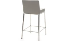 Miliboo Design-Hocker 66 cm Grau 2er-Set EPSILON* Barhocker