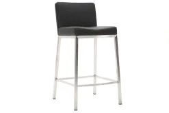 Miliboo Design-Hocker 66 cm Schwarz 2er-Set EPSILON* Barhocker