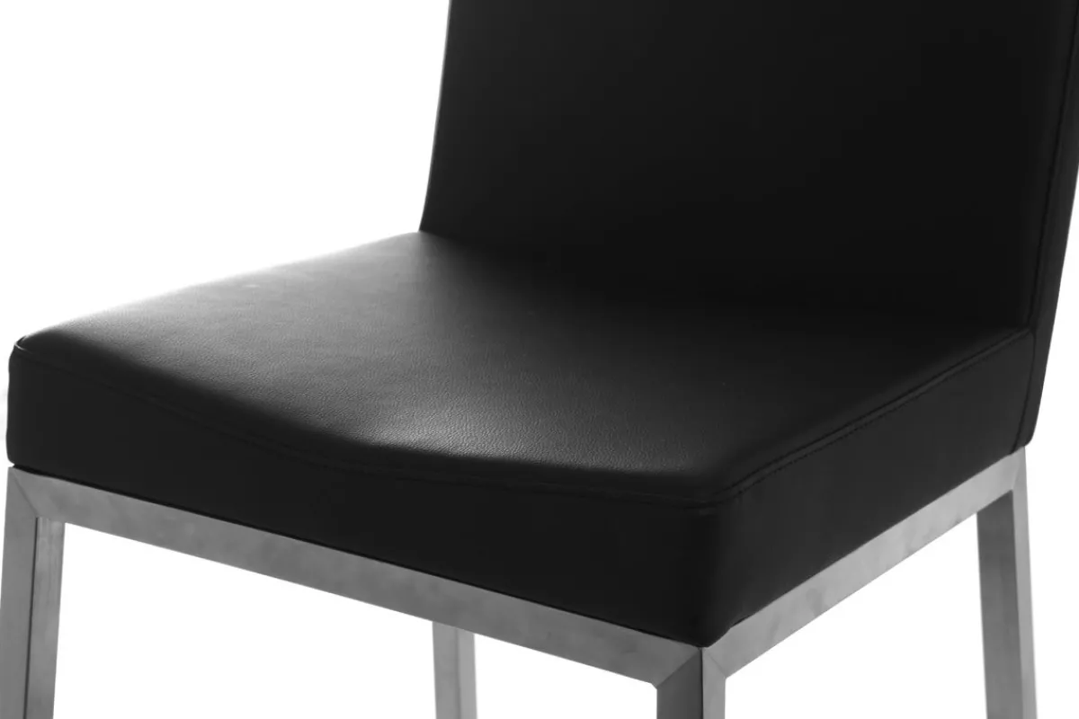 Miliboo Design-Hocker 66 cm Schwarz 2er-Set EPSILON* Barhocker