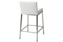 Miliboo Design-Hocker 66 cm Weiß 2er-Set EPSILON* Barhocker
