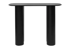 Miliboo Design-Konsole aus schwarzem Holz B100 cm FOLEEN* Konsolentische