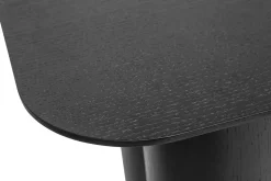 Miliboo Design-Konsole aus schwarzem Holz B100 cm FOLEEN* Konsolentische