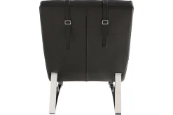 Miliboo Design-Liegestuhl Schwarz MONACO* Relaxsessel|Sessel