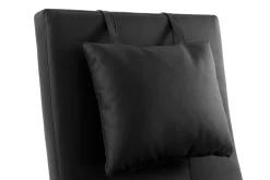 Miliboo Design-Liegestuhl Schwarz MONACO* Relaxsessel|Sessel
