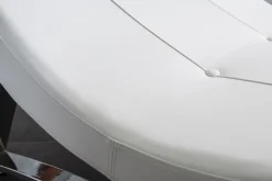Miliboo Design-Liegestuhl Weiß MONACO* Relaxsessel|Sessel