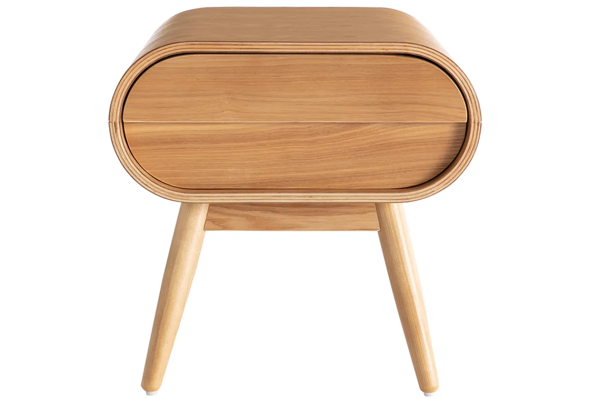 Miliboo Design-Nachttisch Eschenholz 1 Schublade BJORG* Nachttische