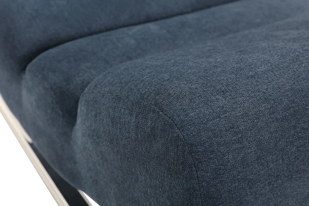 Miliboo Design-Schaukelstuhl Stoff Hellgrau TAYLOR* Schaukelstühle|Sessel