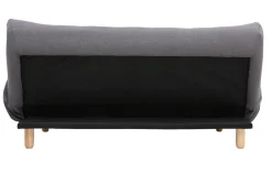 Miliboo Design-Schlafsofa skandinavisch Dunkelgrau und Eiche YUMI* Schlafsofas
