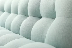 Miliboo Design-Schlafsofa skandinavisch Grün und Eiche YUMI* Schlafsofas