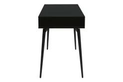 Miliboo Design-Schreibtisch in mattem Schwarz und Walnussfurnier TRIPOLI* Design-schreibtische
