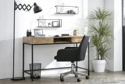Miliboo Design-Schreibtisch Industrie-Stil Mangobaum YPSTER* Design-schreibtische