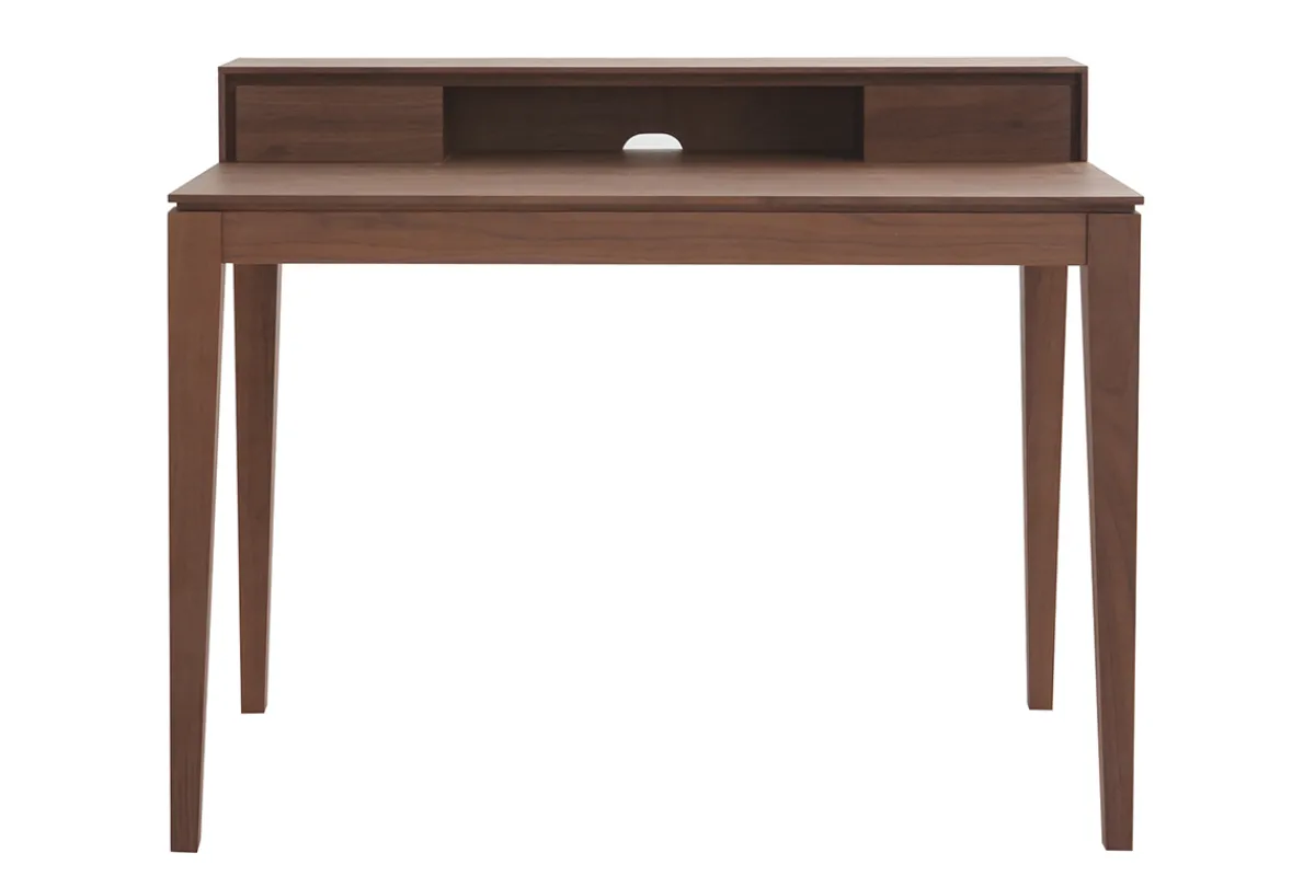 Miliboo Design-Schreibtisch mit Fächern aus Nussbaumholz SEKRET* Design-schreibtische
