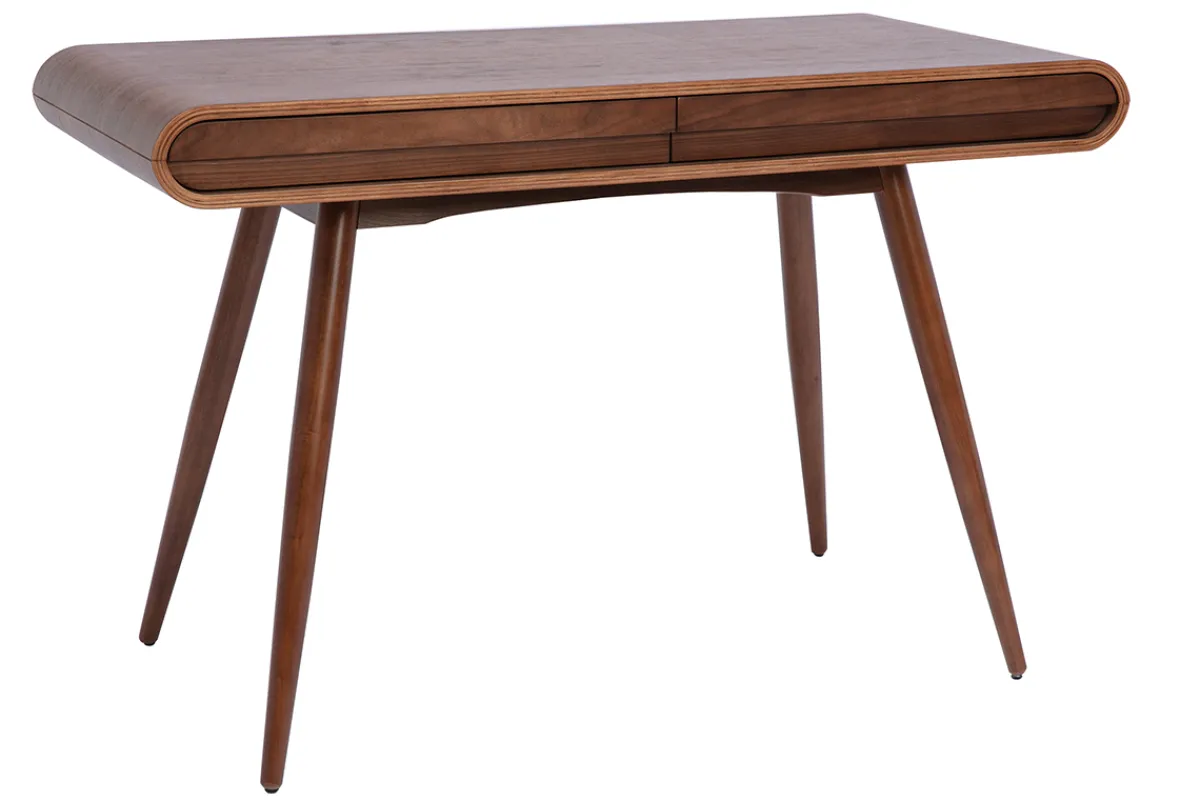 Miliboo Design-Schreibtisch Nussbaum - BJORG* Design-schreibtische