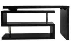 Miliboo Design-Schreibtisch schwarz lackiert verstellbar MAX* Design-schreibtische