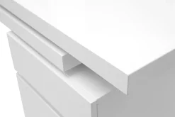 Miliboo Design-Schreibtisch verstellbar Weiß glänzend VOXY* Design-schreibtische