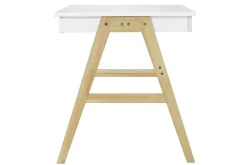 Miliboo Design-Schreibtisch Weiß und Holz BROOK* Design-schreibtische