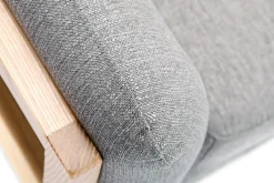 Miliboo Design-Sessel Grau Holzbeine YOKO* Design-sessel|Sessel