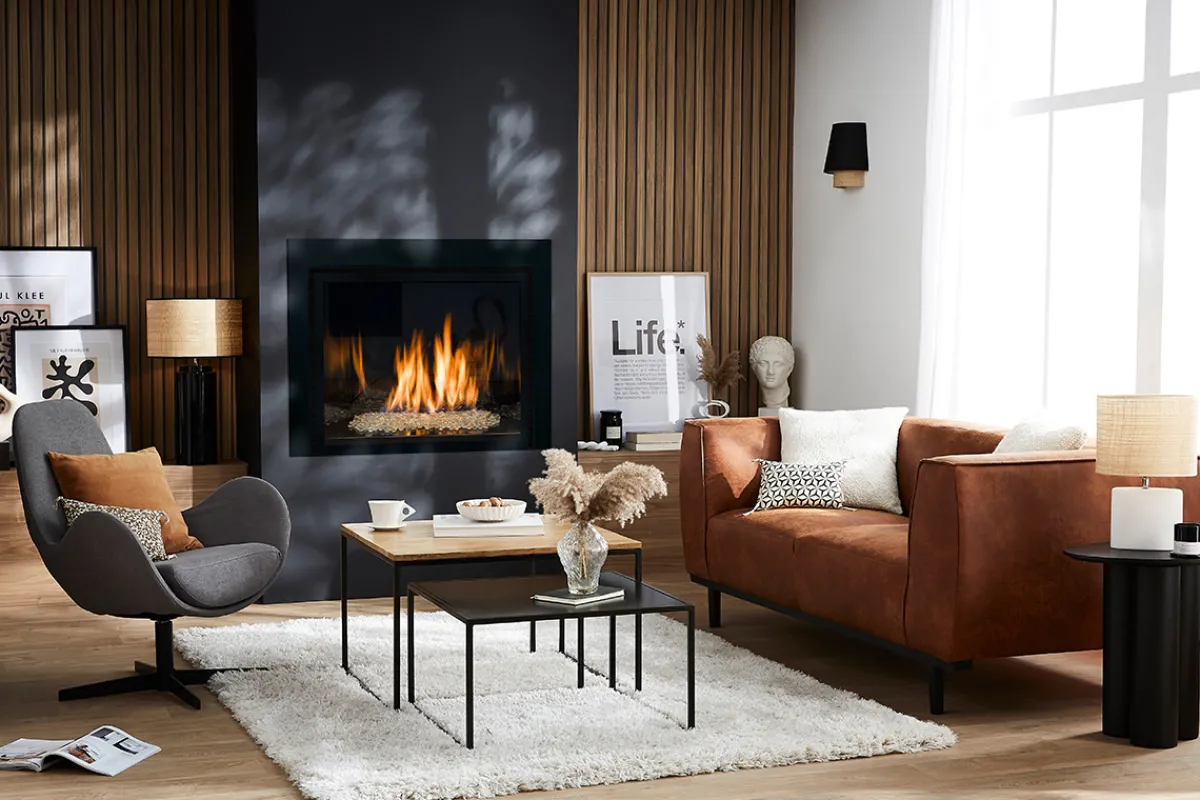 Miliboo Design-Sessel Samteffekt Grau ANDY* Design-sessel|Sessel