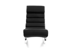 Miliboo Design-Sessel Schaukelstuhl TAYLOR Schwarz* Design-sessel|Schaukelstühle