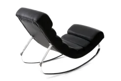 Miliboo Design-Sessel Schaukelstuhl TAYLOR Schwarz* Design-sessel|Schaukelstühle