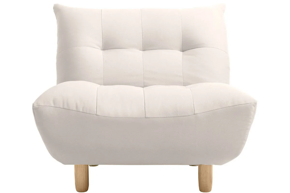 Miliboo Design-Sessel skandinavisch Naturfarben und Eiche YUMI* Design-sessel|Sessel