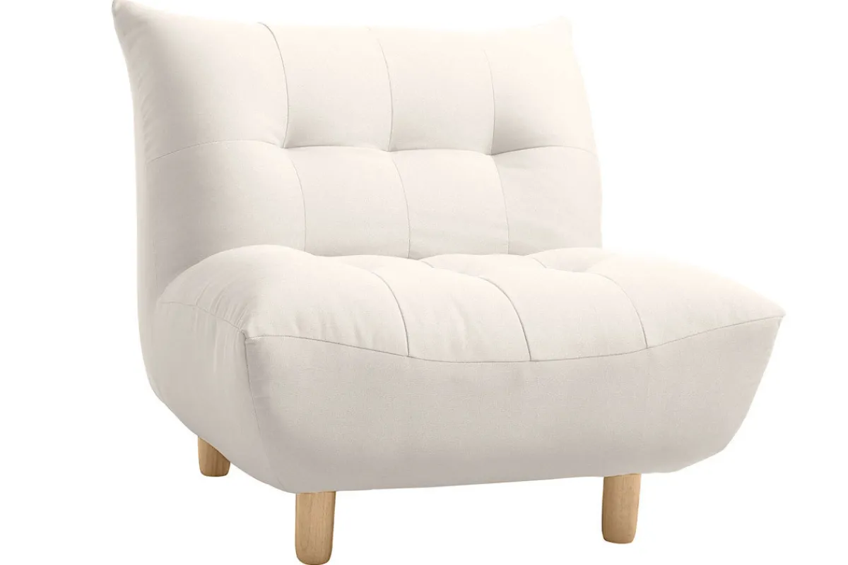Miliboo Design-Sessel skandinavisch Naturfarben und Eiche YUMI* Design-sessel|Sessel
