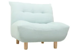 Miliboo Design-Sessel skandinavisch Grün und Eiche YUMI* Design-sessel|Sessel