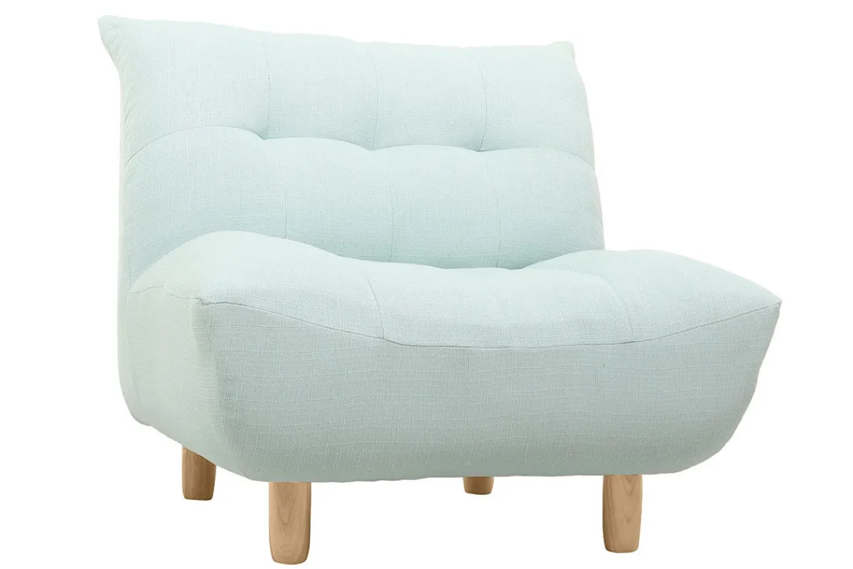 Miliboo Design-Sessel skandinavisch Grün und Eiche YUMI* Design-sessel|Sessel