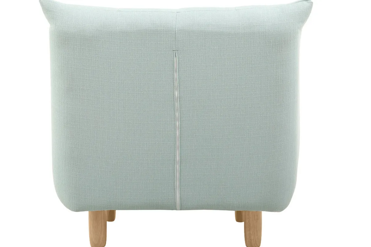 Miliboo Design-Sessel skandinavisch Grün und Eiche YUMI* Design-sessel|Sessel
