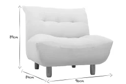 Miliboo Design-Sessel skandinavisch Grün und Eiche YUMI* Design-sessel|Sessel