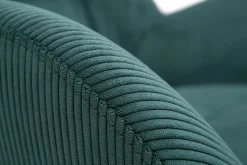 Miliboo Design-Sessel und Fußstütze aus grünem Stoff ZOE* Design-sessel|Sessel