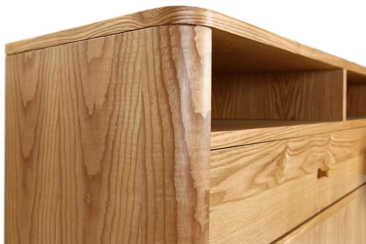 Miliboo Design-Sideboard 4 Türen Esche NORDECO* Sideboards|Kommoden