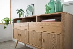 Miliboo Design-Sideboard 4 Türen Esche NORDECO* Sideboards|Kommoden