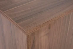 Miliboo Design-Sideboard glänzend Walnussoptik L180 cm COMO* Sideboards