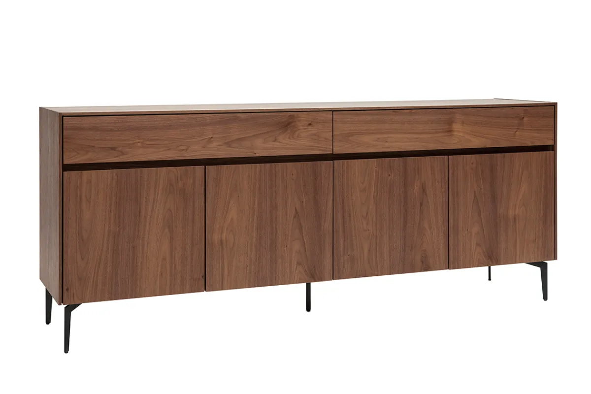 Miliboo Design-Sideboard mit Walnussfurnier L180 cm BLISS* Sideboards