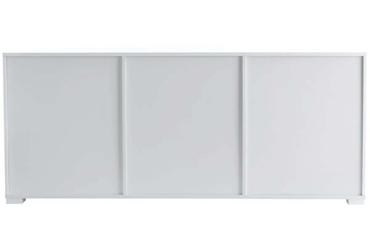 Miliboo Design-Sideboard Weiß lackiert 2 Türen 3 Schubladen TED* Sideboards