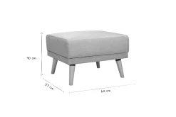 Miliboo Design-Sitzkissen / Fußablage Stoff Blagrün ULLA* Sitzsäcke|Sitzsäcke